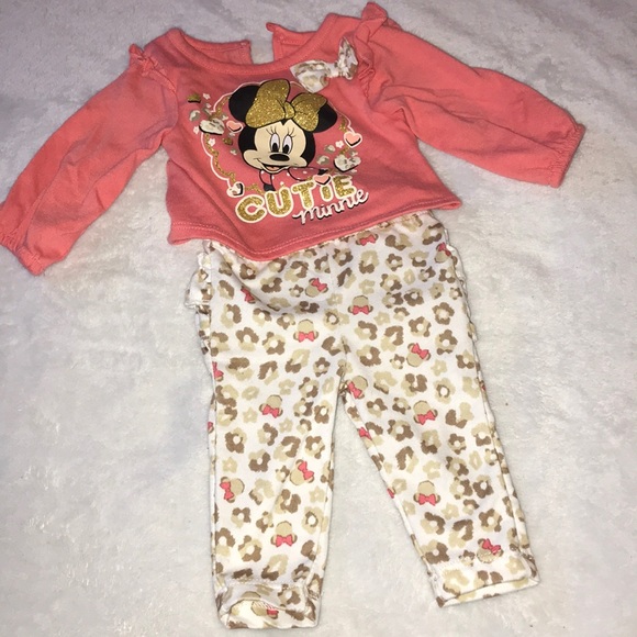Disney Other - Cutie Minnie Pants Set